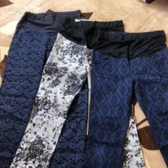 【used】マタニティ　パンツ3本セット