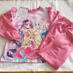 新品未使用　アイドルプリキュア　長袖パジャマ　ピンク　120㎝ キミとアイドル