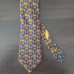 Salvatore Ferragamo ネクタイ 紋章柄