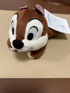 ラウンド1限定 ディズニー ぬいぐるみクリップ チップとデール