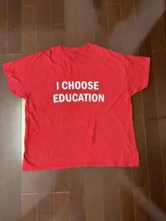 【驚異の3XL】超オーバーサイズ メッセージTシャツ 赤 身幅68cm ゆるだぼ