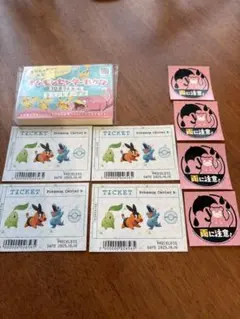 「期間限定」雨の日のポケモンセンター限定 ヤドン 雨に注意 ステッカー