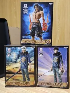 ワンピース　プライズフィギュア　MASTER STARS PIECE 3点セットのサムネイル