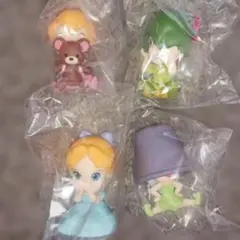 ディズニー ピーターパン Hide＆Seek かくれんぼフィギュア　4個セット①