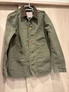 Levi's リーバイス ワークジャケット カバーオール カーキ XL - メルカリ