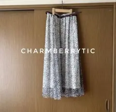 お値下げ【新品】CHARMBERRYTIC レオパード柄ロングスカート綺麗目総柄