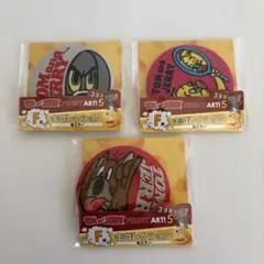 Happyくじ　トムとジェリー　FUNNY ART! 5 F賞 缶ミラー3種3個