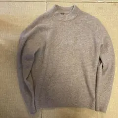 【美品】UNIQLO（ユニクロ）ワッフル編み モックネックニット