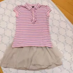 Ralph Lauren ポロシャツ5　ピンク　フリル