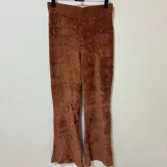 コーデュロイ パンツ S フレアパンツ イージーパンツ フルゴム