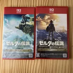 Switch2 ゼルダの伝説 ブレワイ ティアキン セット ソフト - メルカリ