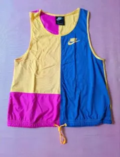 新品 NIKE ナイキ ウィメンズ タンクトップ　ブルーピンク ランニング