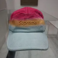 Supreme シュプリーム エンボス Denim デニム キャンプ キャップ