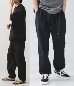 GRAMICCI LOWERCASE 別注 ナイロントラックパンツ XLブラック