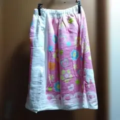 スイムタオル 花柄 ピンク