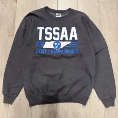 グレー　プリント　スウェット　トレーナー 安い　古着