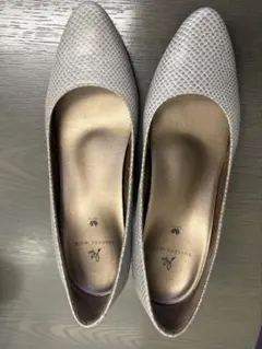 【サクセスウォーク】【ワコール】グレー パンプス 24cm EE