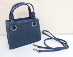 SAMANTHAVEGA デニムハンドバッグ ミニサイズ