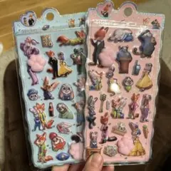 ズートピア　ズートピア2 おしりシール　肉球シール　2枚セット　お尻シール