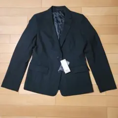 ユニクロ ストレッチ テーラードジャケット L ブラック