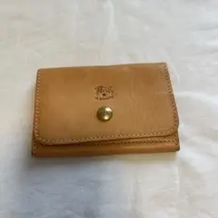 【未使用】IL BISONTE イルビゾンテ レザー カードケース 名刺入れ