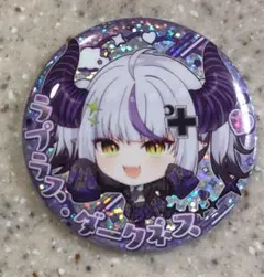 ホロライブ　ラプラス・ダークネス 　ホログラム缶バッジ