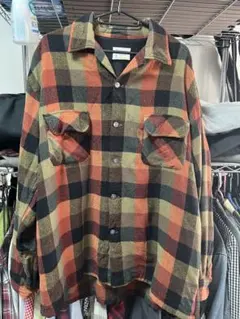 60s-70s town craft プリント ネルシャツ サイズL 60s-70s town craft プリント ネルシャツ サイズL - メルカリ