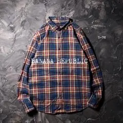 BANANA REPUBLIC ネルシャツ チェック　コットン