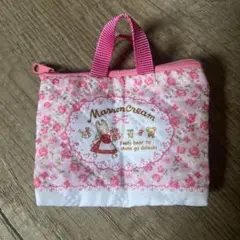 サンリオキャラクターズ　レトロレッスンバッグミニキーホルダー　マロンクリーム