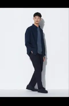 【美品】UNIQLO スマートアンクルパンツ Mユニクロ　テーパード　スラックス