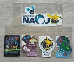 限定】ポケモン天文台 ダイカットステッカー 8枚セット Pokemon