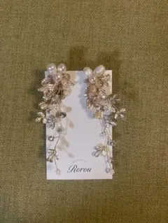 イヤリング　ウェディングアクセサリー