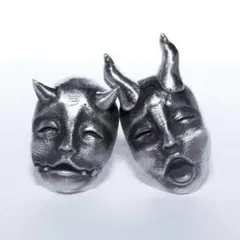 【最終値下げ！】　ピアス　悪魔　鬼　デーモン　デビル　妖怪　ロック　e ②