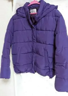 美品レディースアウター美品❣ダウンジャケットパープル綺麗な紫色Ｍサイズ