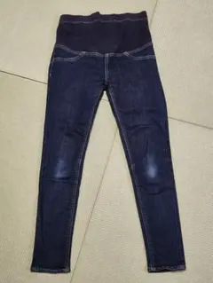 マタニティ スキニーパンツ インディゴ　M　ジーンズ