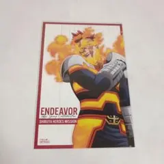 ヒロアカ　東急　特典ポストカード　エンデヴァー