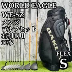 【中古】初心者推奨 ワールドイーグル WE-5Z メンズゴルフセット 11本 Sのサムネイル