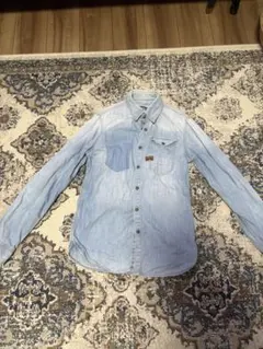 G-Star RAW デニムシャツ 長袖 ライトブルー