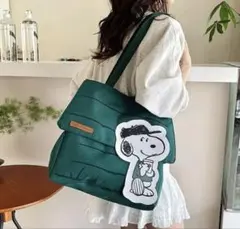 【海外限定】スヌーピー　ピーナッツ　スターバックスコラボ　トートバッグ