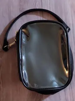 Honeys 推し活 ぬいぐるみ ポーチ 黒 ブラック