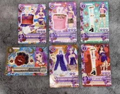 ！最終値下げ！【美品】アイカツカード神崎美月スパイシーアゲハ 6枚セット紫吹蘭