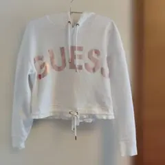 GUESS ロゴ パーカー ホワイト XSのサムネイル