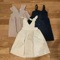 100サイズ　ワンピース　3点セット