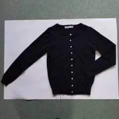 B.L.U.E. ブラック薄手カーディガン