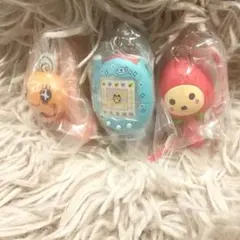 たまごっち カラフルマルチチャーム【めめっち】【いちごっち】【ケーたま（水色）】