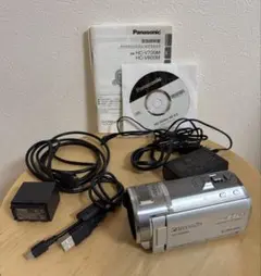 PanasonicHC-V600Mビデオカメラ中古 HDMIケーブル付