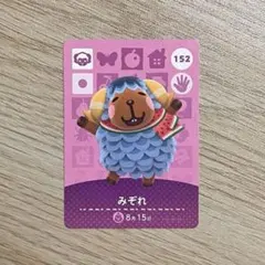 あつ森　どうぶつの森　アミーボカード　amiiboカード　みぞれ