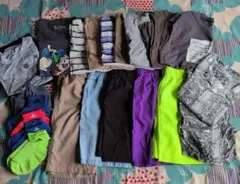 まとめ売り ★ キッズ服17点セット Tシャツ ハーフパンツ 靴下 150