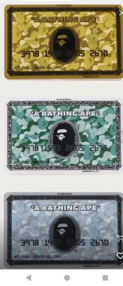 新品未開封】A BATHING APE トレーディングカード 「A」 1パック