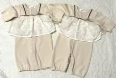 SLAP SLIP ロンパース　50-70 双子用 2wayのサムネイル